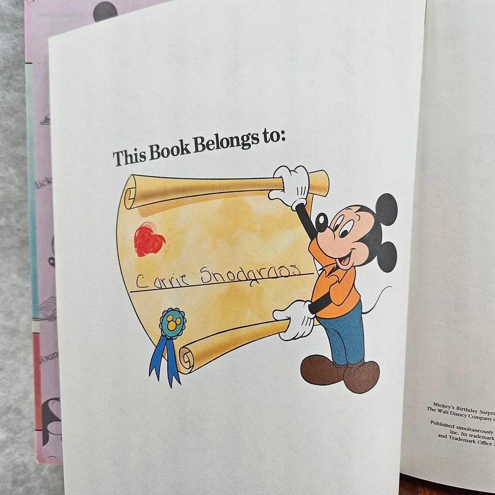 Mickeys Birthday Surprise Volume 1 Young Readers‎ Library Disney Book Bantam